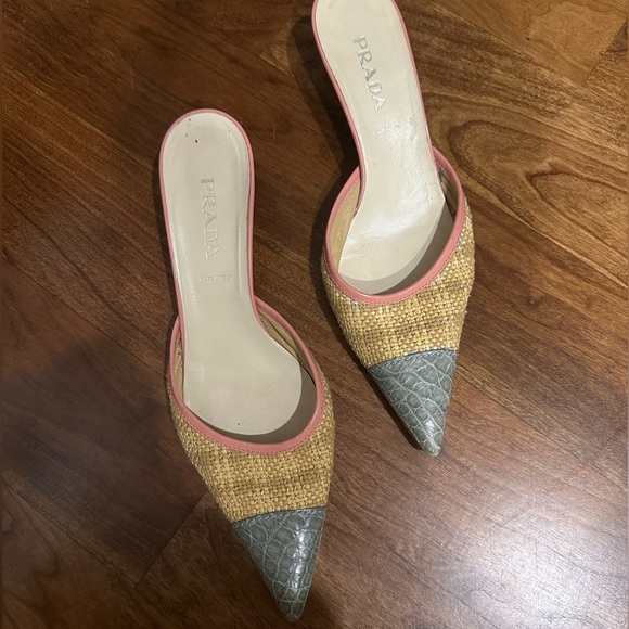 Vintage Prada Kitten Heels Talons Prada - Picture 8 of 12